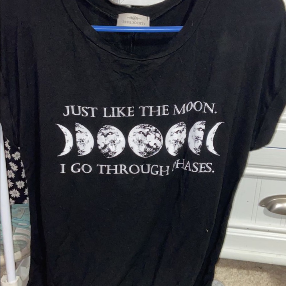 black shirt